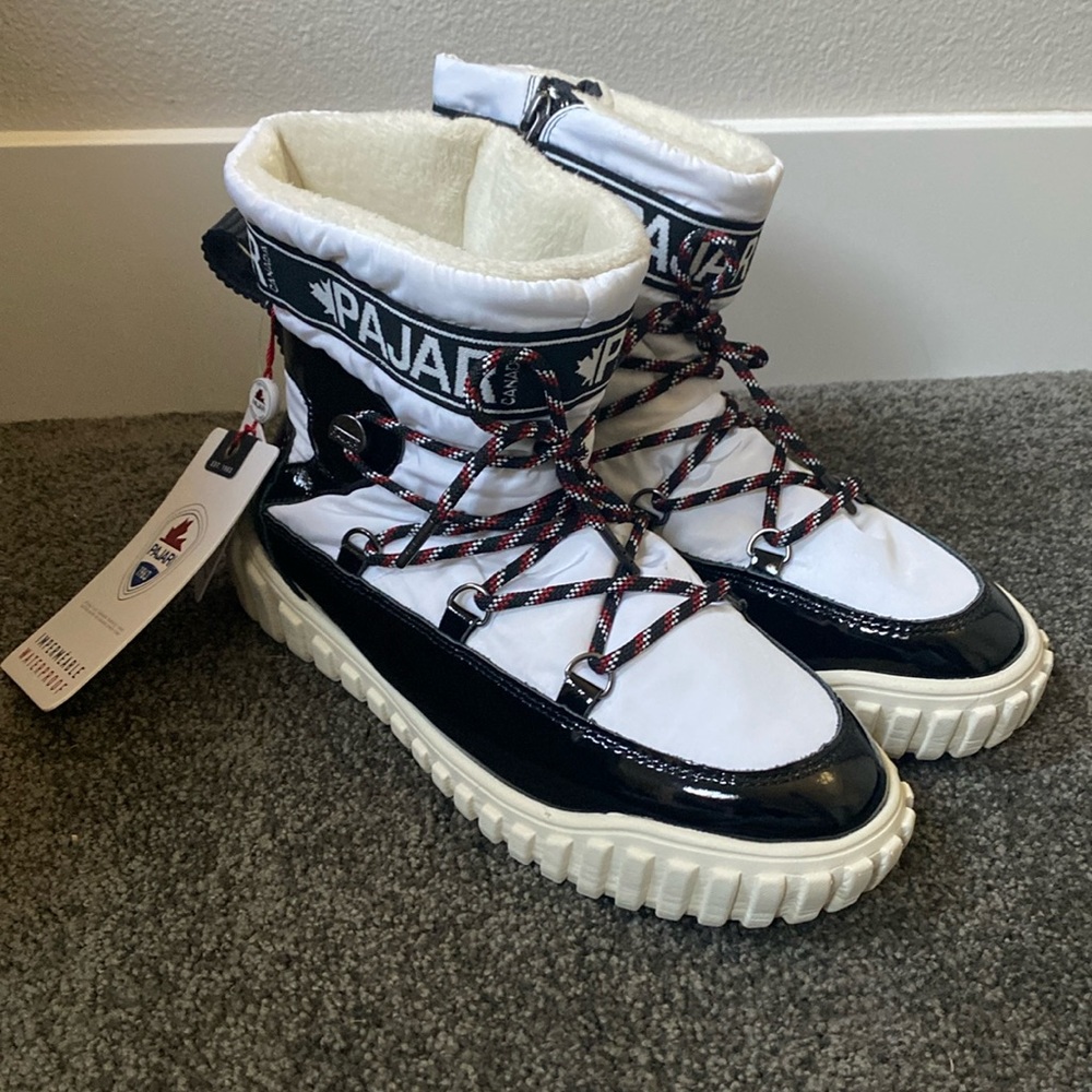 Pajar crystal white Taya waterproof insulated boots size 10 US